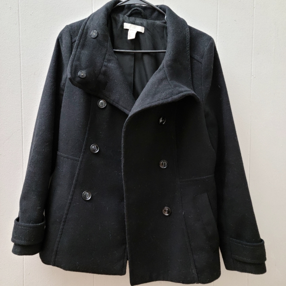 H&M Double Breasted Peacoat